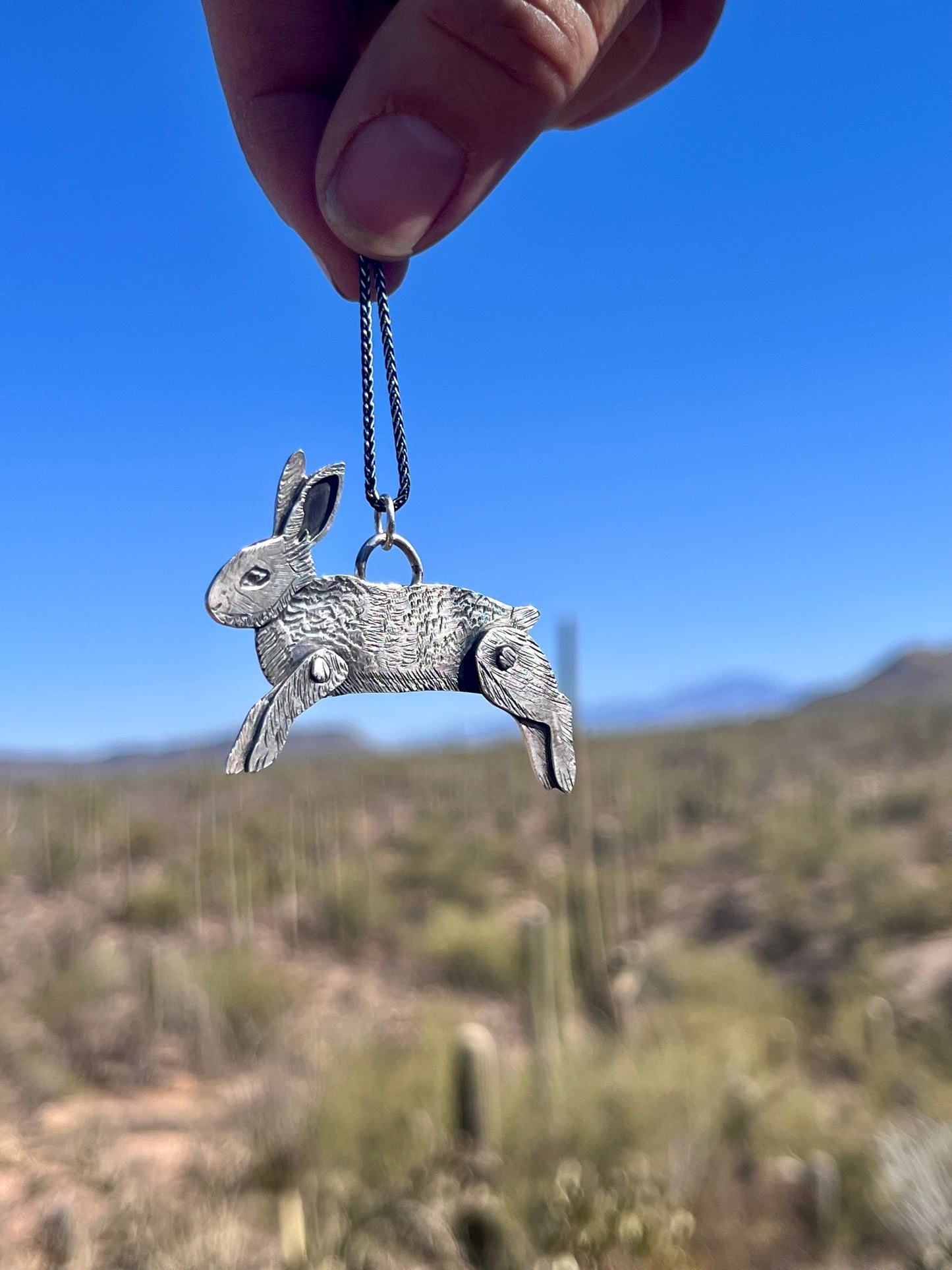 Made to Order Kinetic Rabbit Pendant