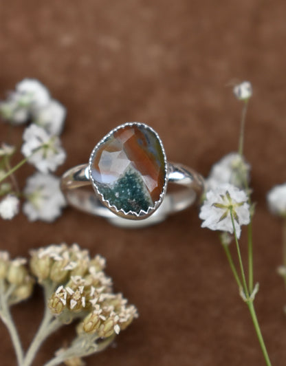 Ocean Jasper Ring Size 8.5